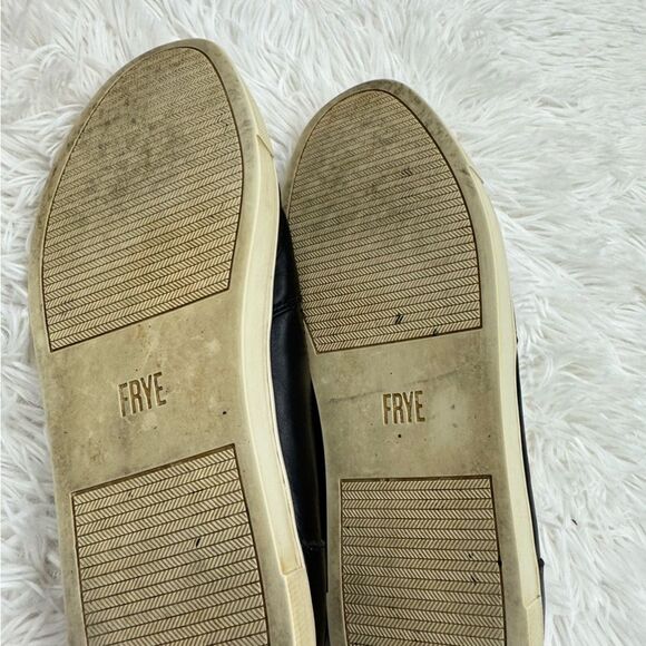Frye Gemma Tassel Slip On Leather Shoes 9.5M - Picture 10 of 11